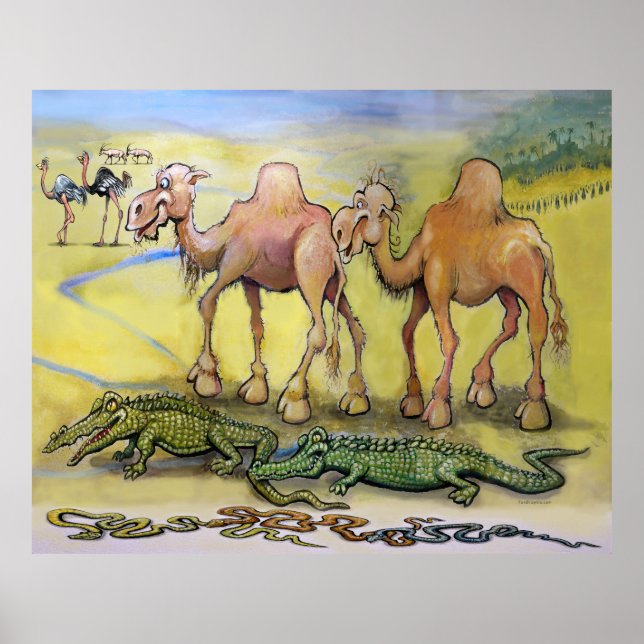 Poster Bestas do Deserto (Frente)