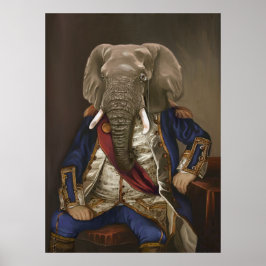 Poster Bestas Nobres - Elefante Dandy