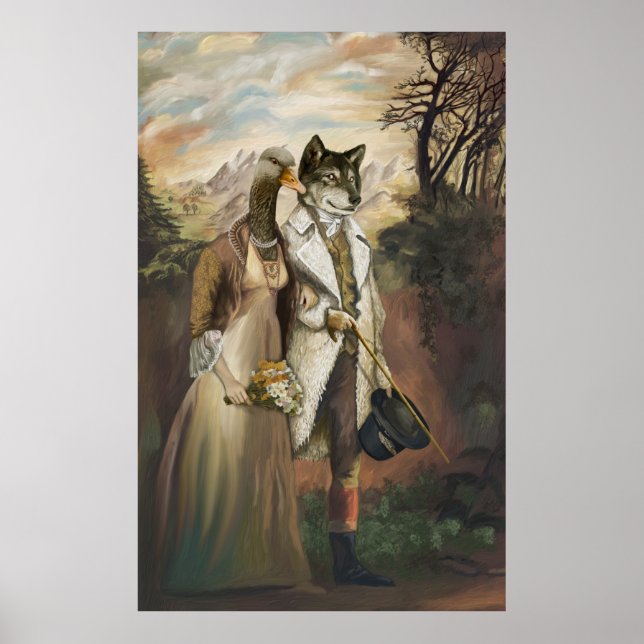 Poster Bestas Nobres - Lobo no Vestuário de Ovinos (Frente)