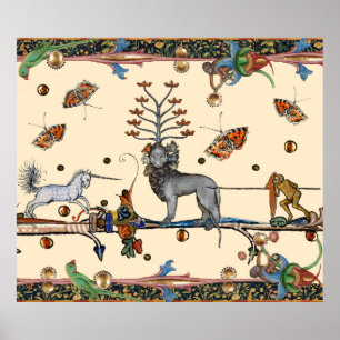 POSTER BESTIÁRIO MÉDIO ESTRANHO,BEAST APOCALIÍPTICO,UNICO