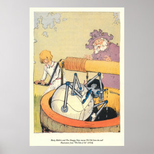 Póster Besty Bobbin e The Shaggy Man salvam Tik-Tok