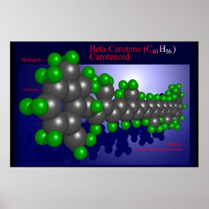 Póster Beta-carotina (impressão)