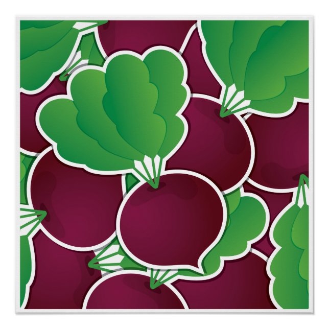 Póster Beterraba funfa (Frente)