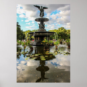 Poster Bethesda Fountain in Central Park Photo