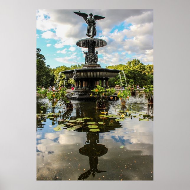 Poster Bethesda Fountain no Central Park Foto (Frente)