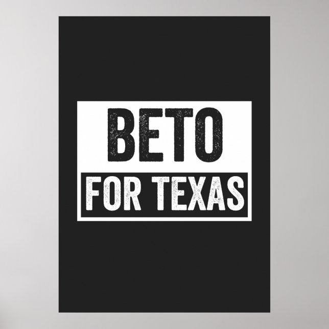 Poster beto FOR TEXAS (Frente)
