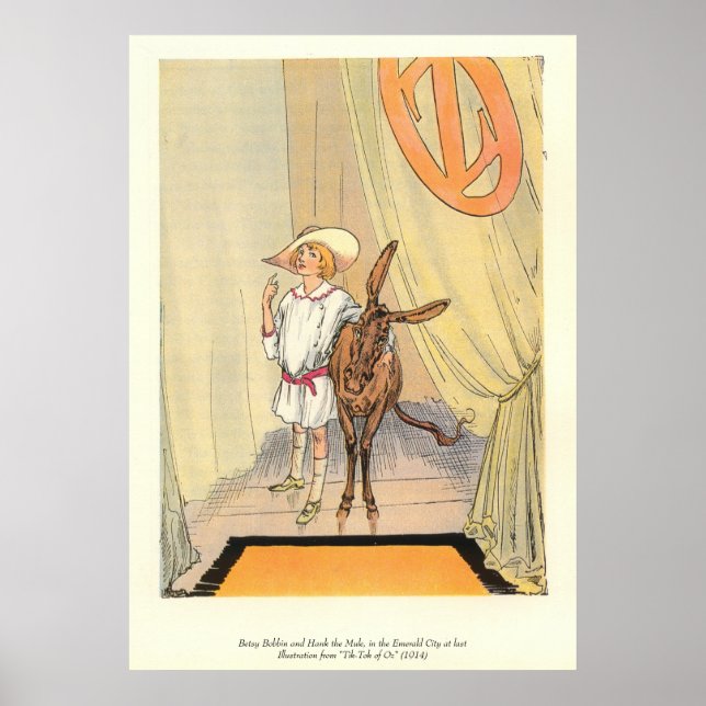 Poster Betsy Bobbin e Hank a Mula na Cidade Esmeralda (Frente)