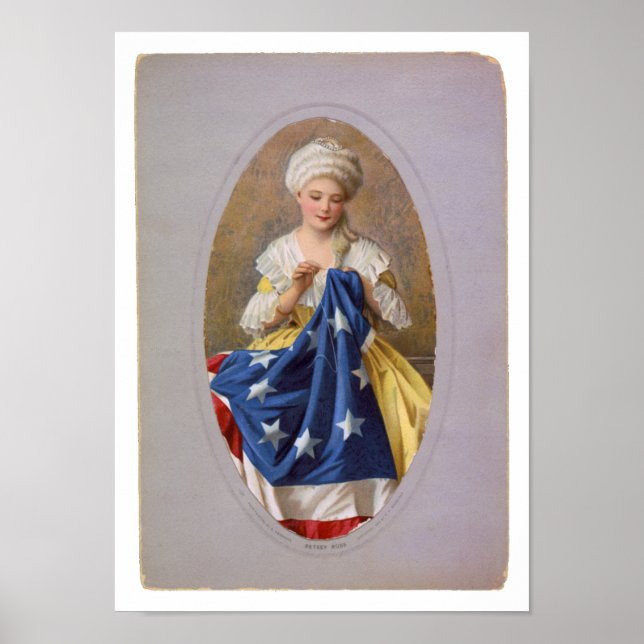 Póster Betsy Ross, 1908, G. Liebscher (Frente)