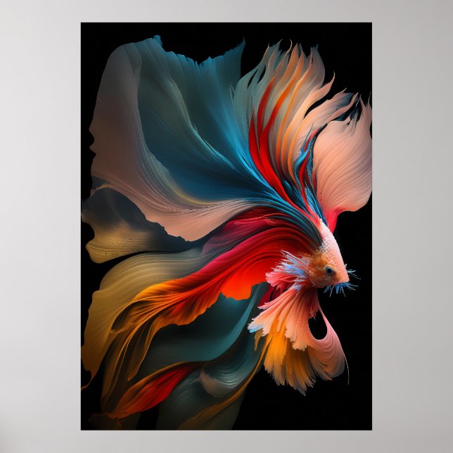 Poster Betta Fish (Frente)