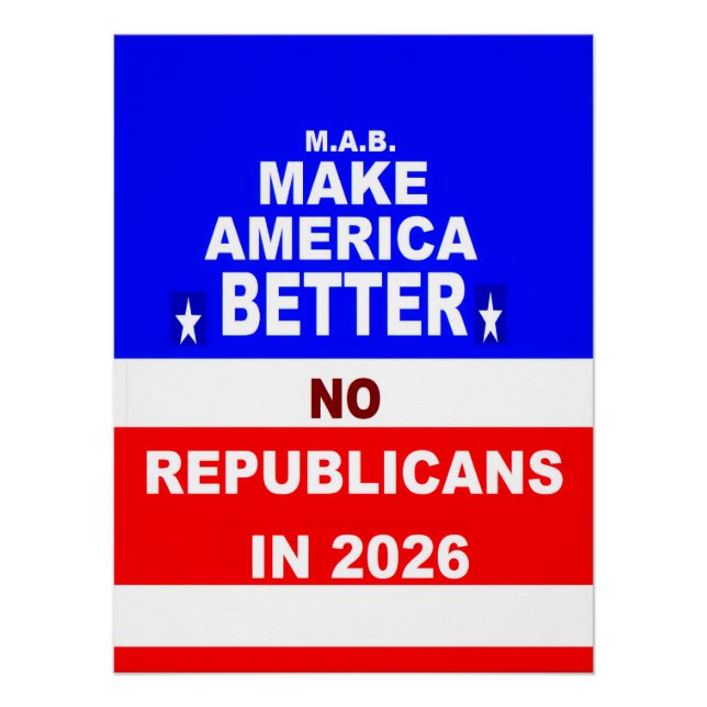 Póster Better America (Frente)