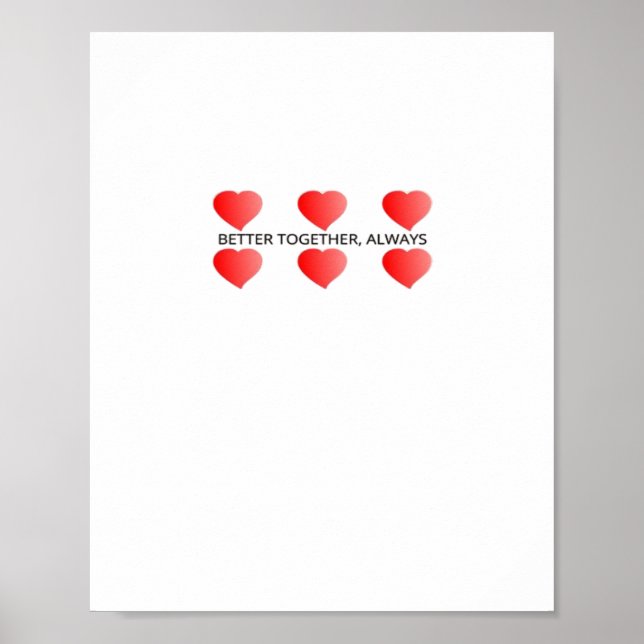Poster Better Together Always Classic Style  (Frente)