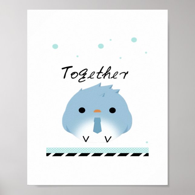 Poster Better Together Minimal Design  (Frente)