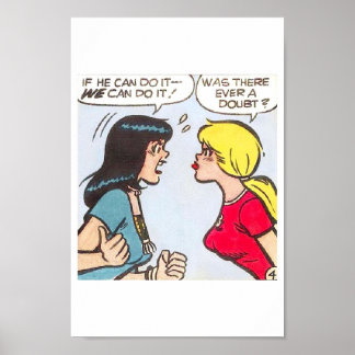Poster Betty Veronica Comic Strip