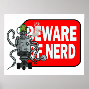 Poster Beware do nerd