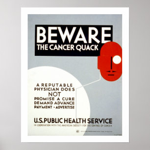 Poster Beware o grasnado do cancer (a beira)