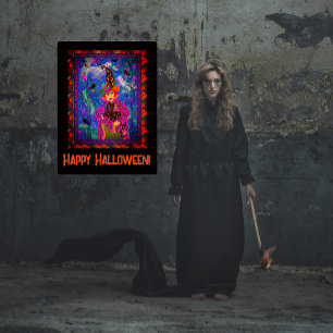 Poster Bewitching Spooky personalizou Halloween Décor