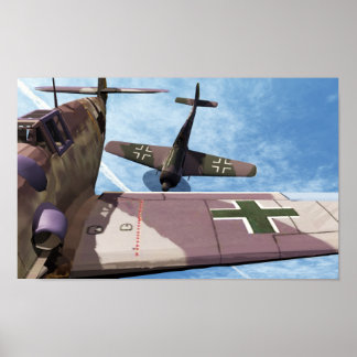 PÓSTER BF109 / FW190