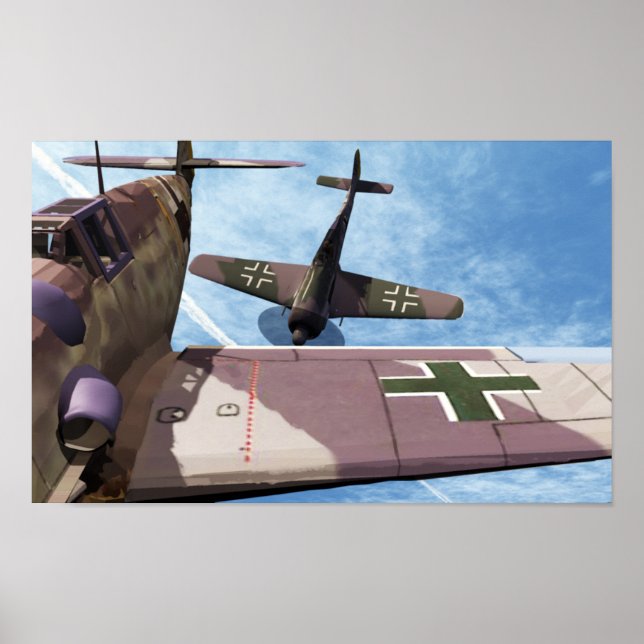 PÓSTER BF109 / FW190 (Frente)