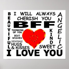 Poster BFF I Love You