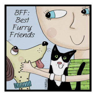 Póster BFF: Melhores Amigos de Furto com Cão e Gato
