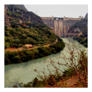 Póster Bhakra Nangal Dam