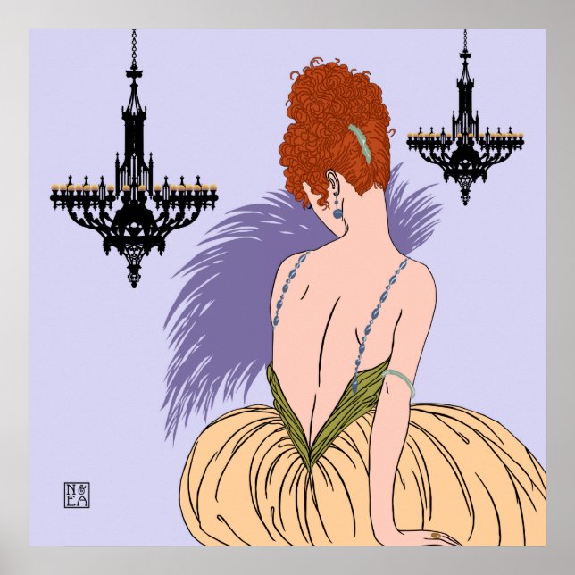 Póster Bianca em Lilac - Impressões/Posters (Frente)