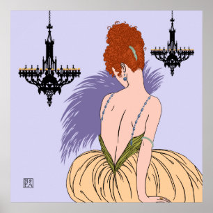 Póster Bianca no Lilac - impressões/posters