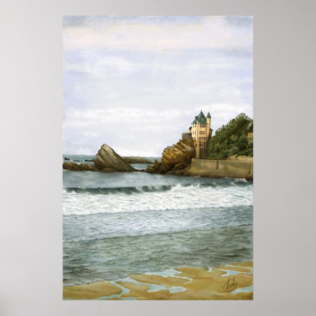 Póster Biarritz. Pôster (Frente)
