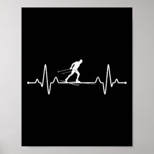 Poster Biath Indígena de Skiing Cross Country