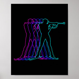 Poster Biathlon Biathlett Gift Clothes For Boys Youth Men