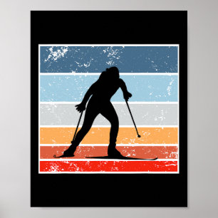 Poster Biathlon Cross-country Skiing Design para Biathlon