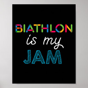 Poster Biathlon é meu Design de Jam Biathlon
