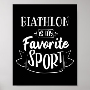 Poster Biathlon é meu esporte favorito