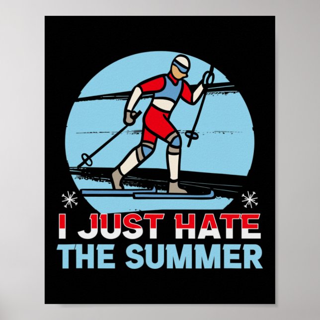 Poster Biatlo Eu Odeio O Céu Da Cruz De Verão (Frente)