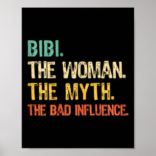 Poster Bibi A Mulher O Mito O Relatório De Influência Eng