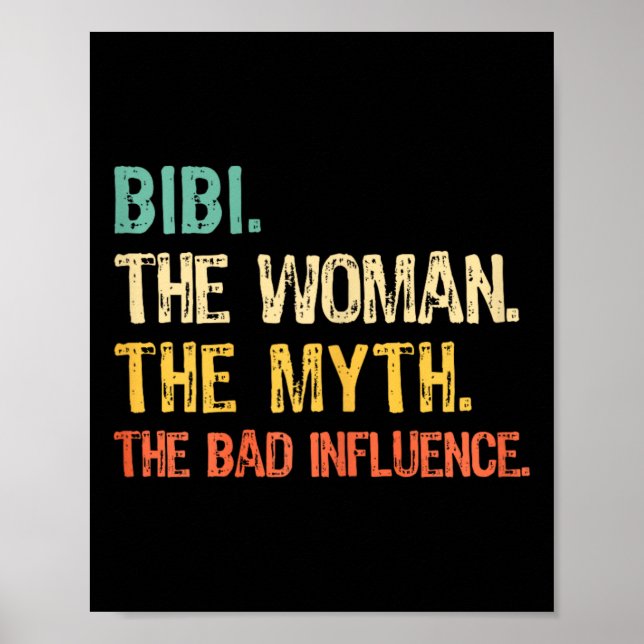 Poster Bibi A Mulher O Mito O Relatório De Influência Eng (Frente)