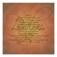 Bíblia Cristã Psalm 23 KJV Verse