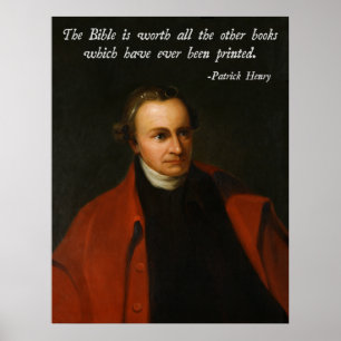 Póster Bíblia de Patrick Henry