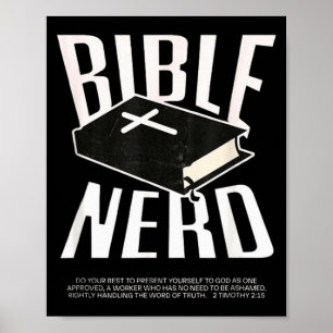 Poster Bíblia Nerd Teologia Cristã Estudante Espírito San