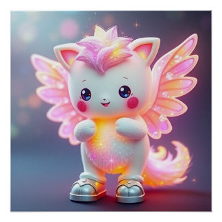 Póster Bíblia Pals #1 - Nini - Deus é o Amor 1 John 4:8