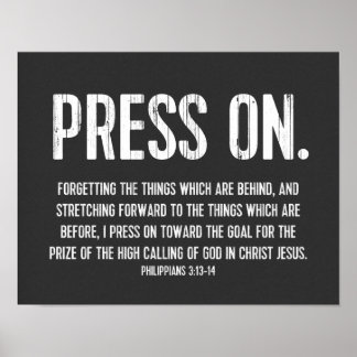 Poster Bíblia-Poster cristã, Philippians 3:13-14