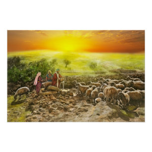 Póster Bíblia - salmo 23 - meu runneth do copo sobre 192