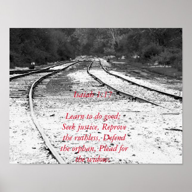 Póster Bíblia Verdadeira Justiça Social (Frente)