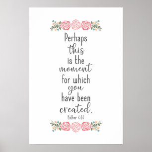 Poster Bíblia Versa - Esther 4:14