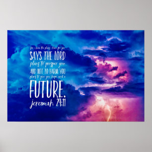 Poster Bíblia Verse Escritura Cristã Citação Bíblica