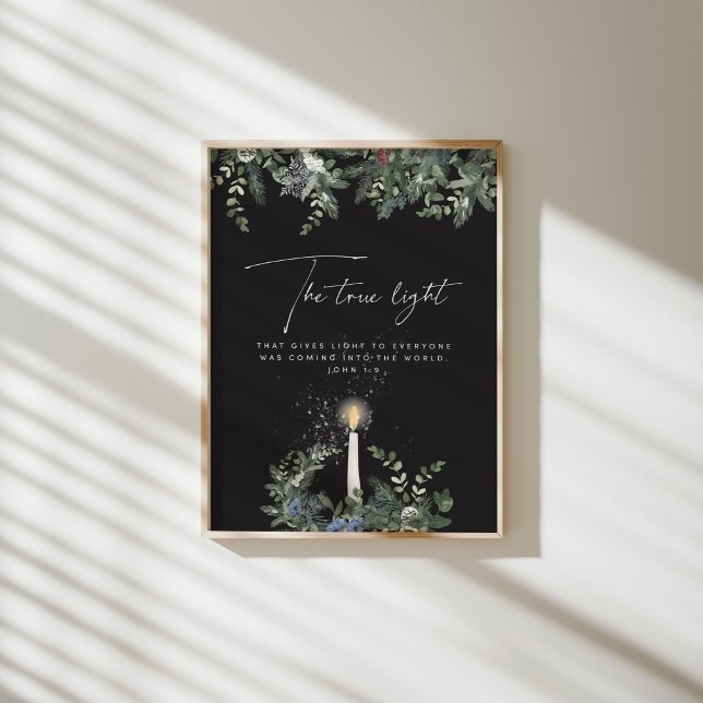 Poster bíblia verso da  de luz verdadeira (Criador carregado)