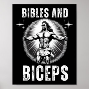 Poster Bíblias E Biceps Criadores De Porte Jesus Malhação