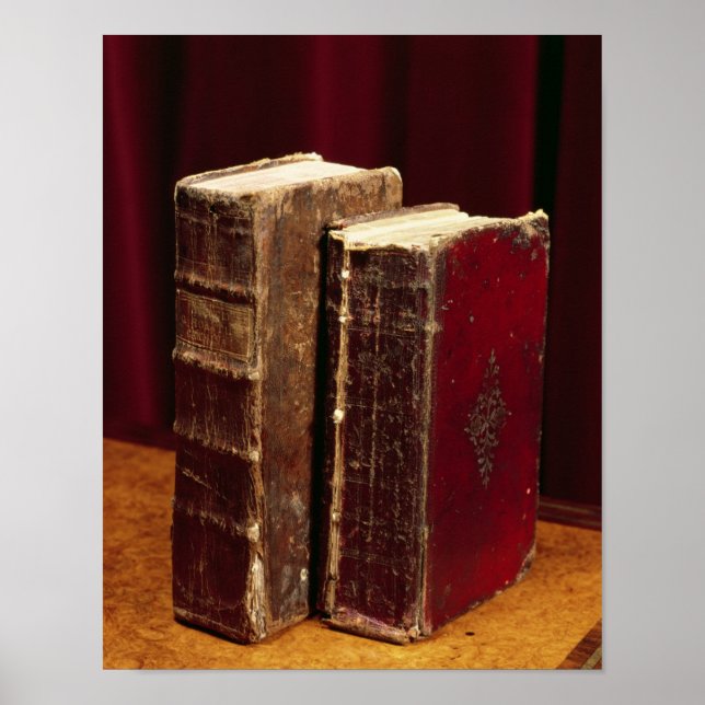 Poster Bíblias pertencentes a Lord Byron e Augusta Leigh (Frente)