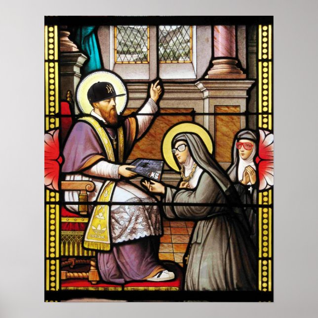 Póster Bíblico salto de anca (Frente)