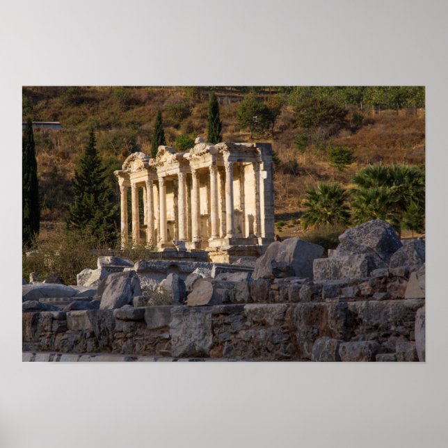 Póster Biblioteca De Celsus Ruins (Frente)